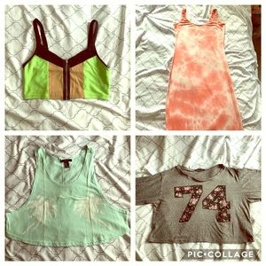 Crops tops and maxi dress!